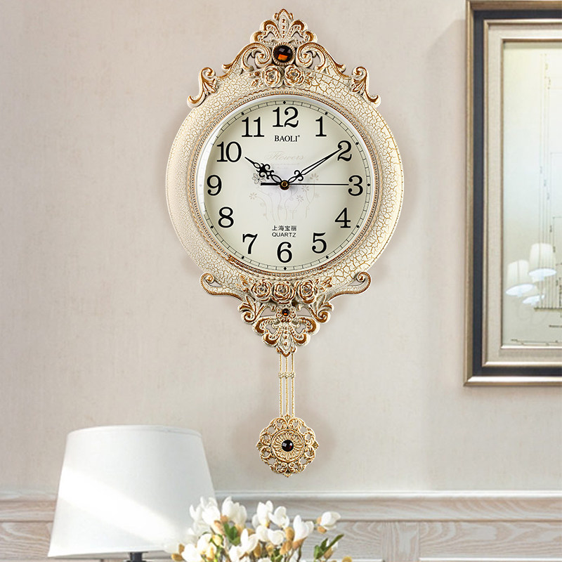 Luxury Lifestyle Aesthetics - Minimalistyczne zegary ścienne w stylu chińskim,