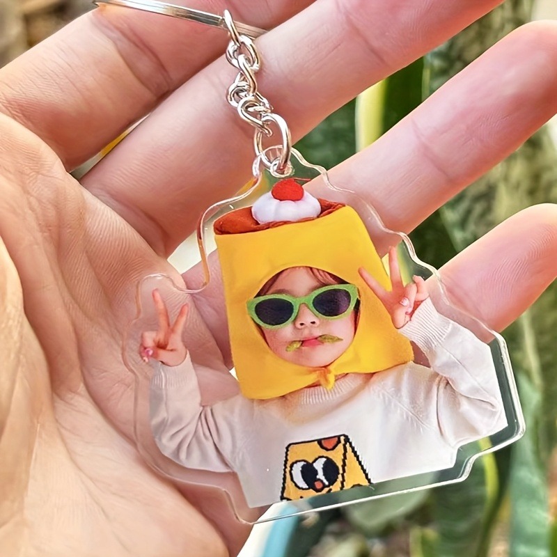Personalized Engraved Gift - Spersonalizowane breloczki ze zdjęciem i tekstem