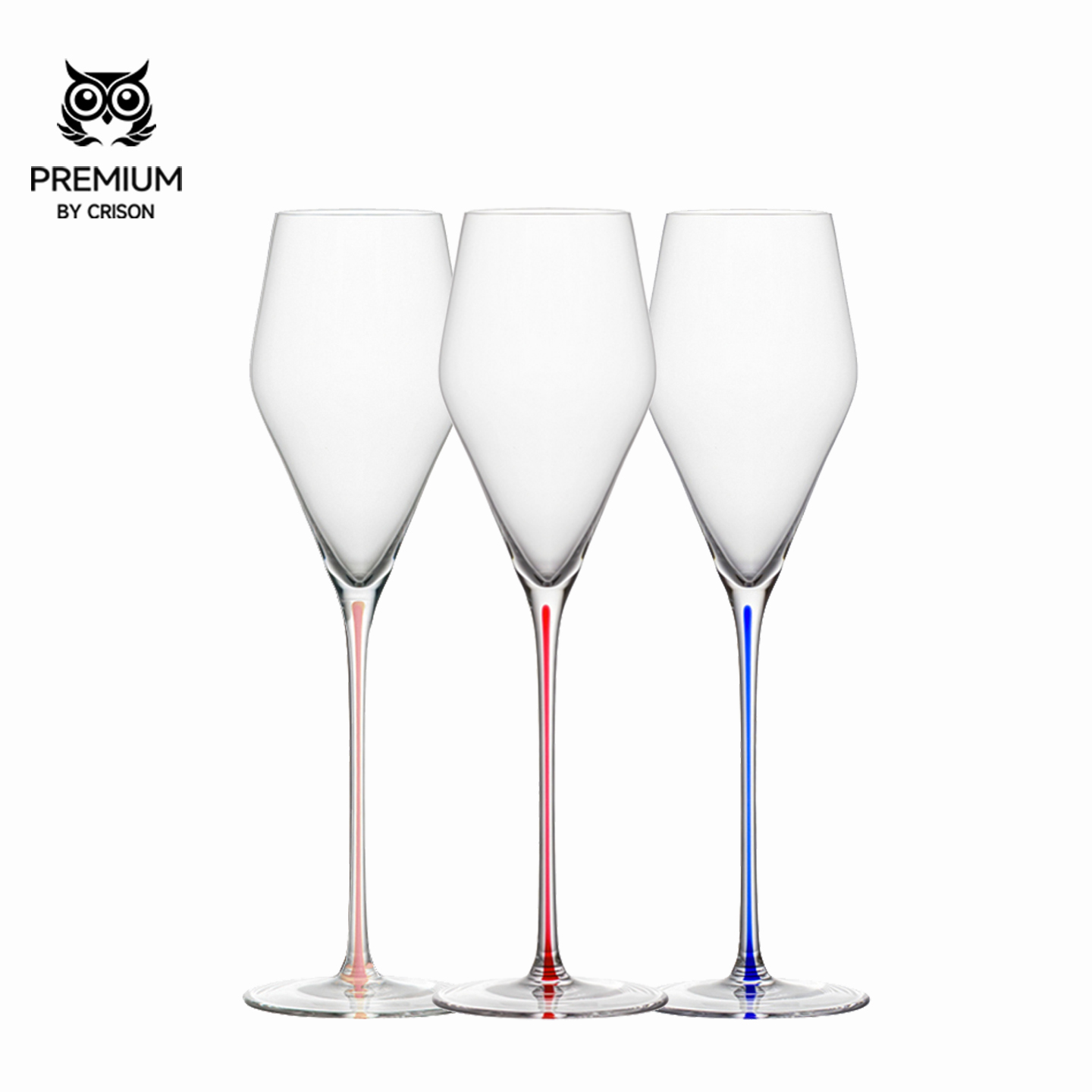 Crystal Wine Glass - CRISON PREMIUM Szklanka do wina szampańskiego