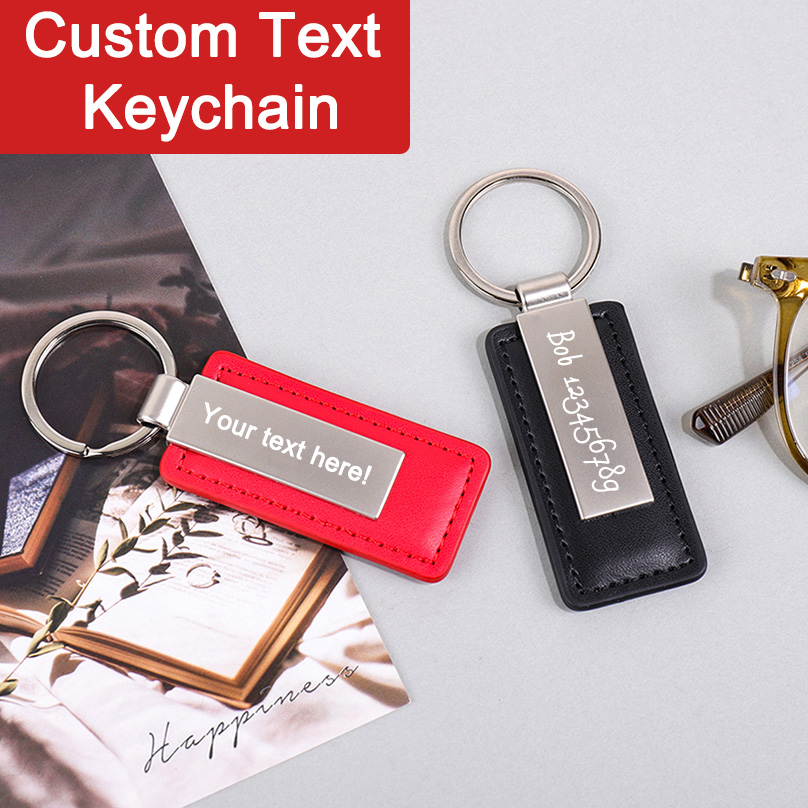 Brelok z imieniem z ekoskóry P – Personalized Engraved Gift recenzja i cena