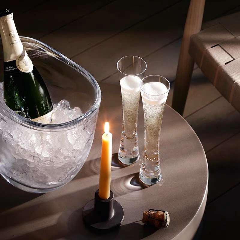 Bezramkowe kieliszki do szampa – Crystal Wine Glass recenzja i cena