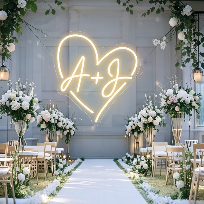 Neon LED w kształcie serca z i – Personalized Engraved Gift recenzja i cena