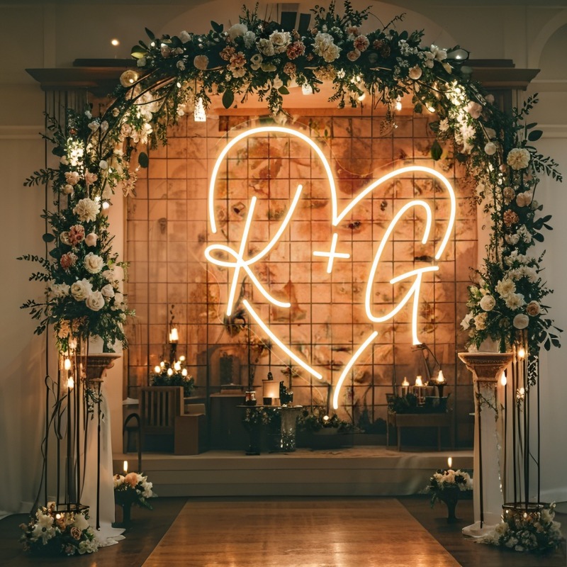 Neon LED w kształcie serca z i – Personalized Engraved Gift recenzja i cena