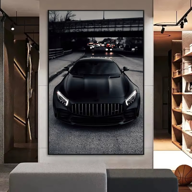 Duży czarny plakat w stylu ind – Luxury Lifestyle Cars recenzja i cena